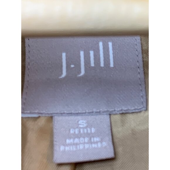 J. Jill Womens Petite Tan Wool Blend Peacoat Jacket Small RZ10404 - Picture 2 of 9